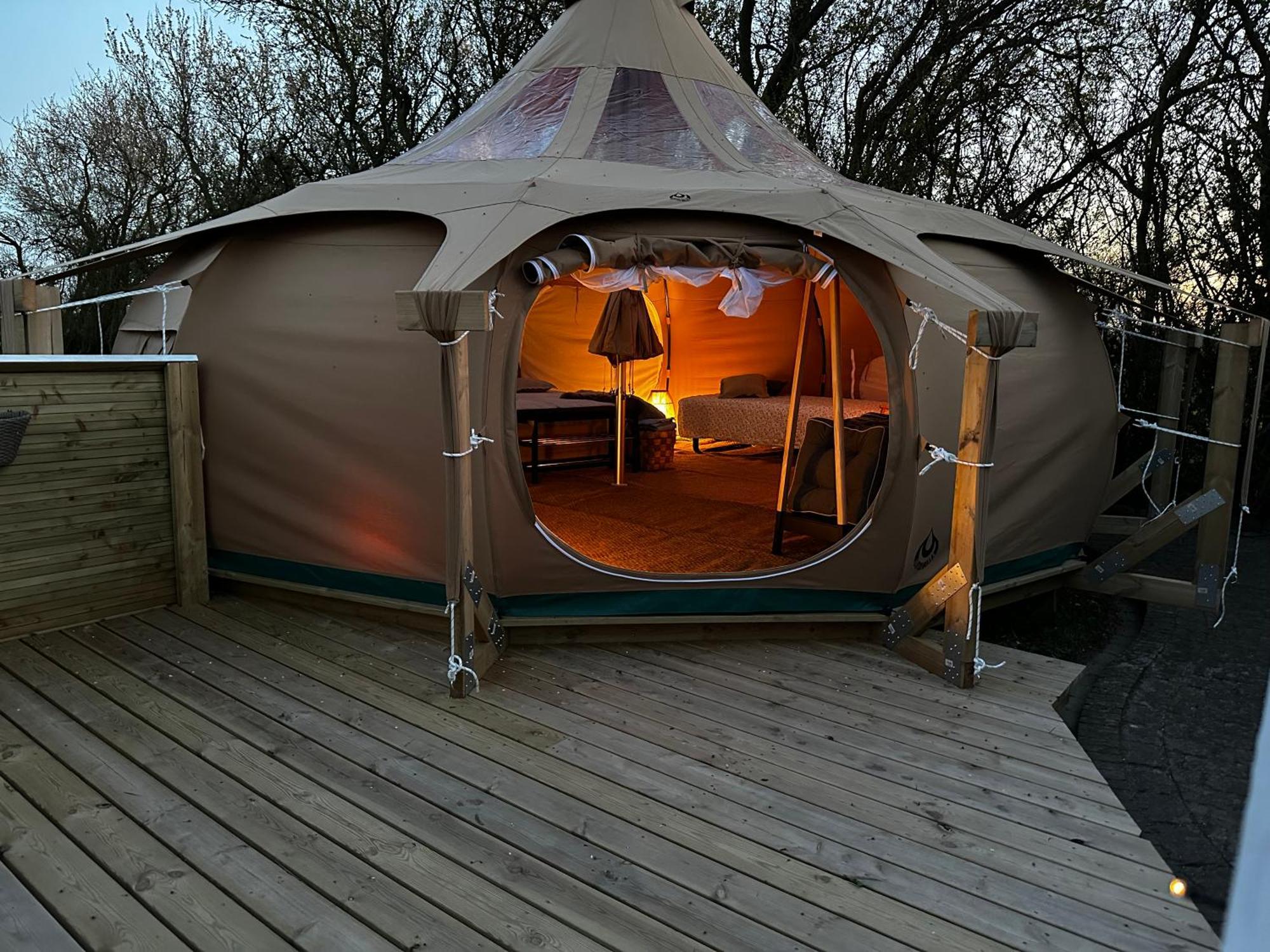 Romantic Luxus Glamping 1 Idestrup Eksteriør billede
